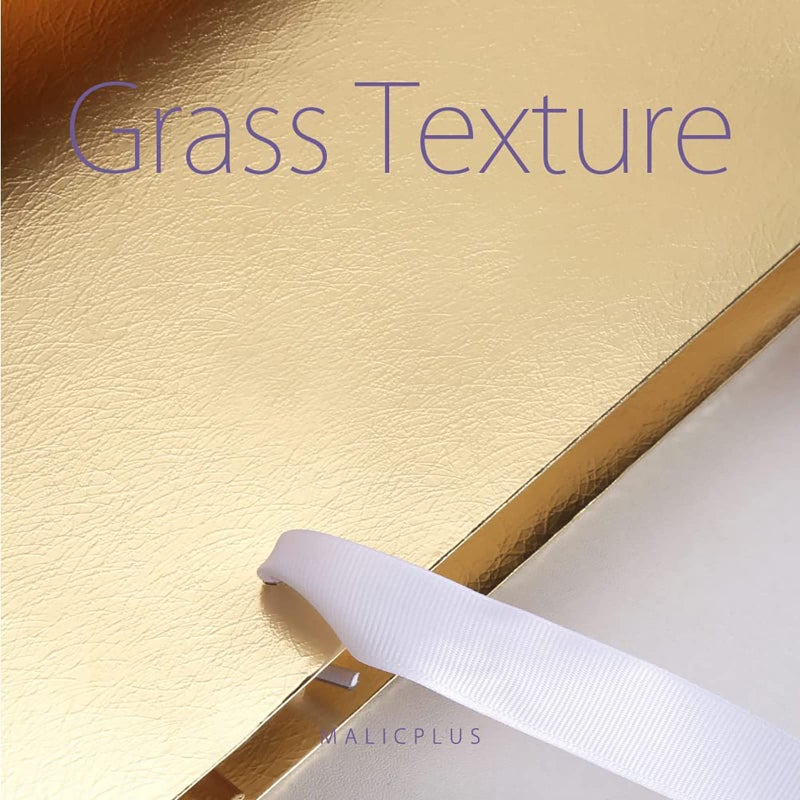 MALICPLUS 12 Large Gift Bags 13x5x10 Inches, Luxury Large Gift Bags with Handles for All Occasions (Gold with Grass Texture) - Image 5
